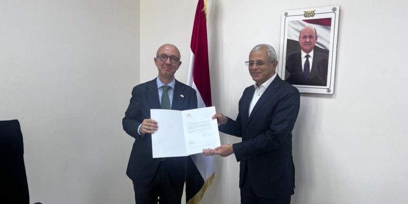 نائب وزير الخارجية يتسلم اوراق اعتماد الممثل الجديد لصندوق الأمم المتحدة للسكان