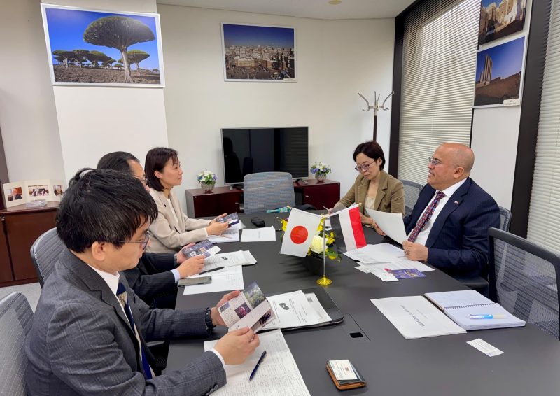 السفير السنيني يجري مباحثات مع الوكالة اليابانية للتعاون الدولي “جايكا”
